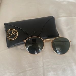 Ray Ban Round Metal Sunglasses